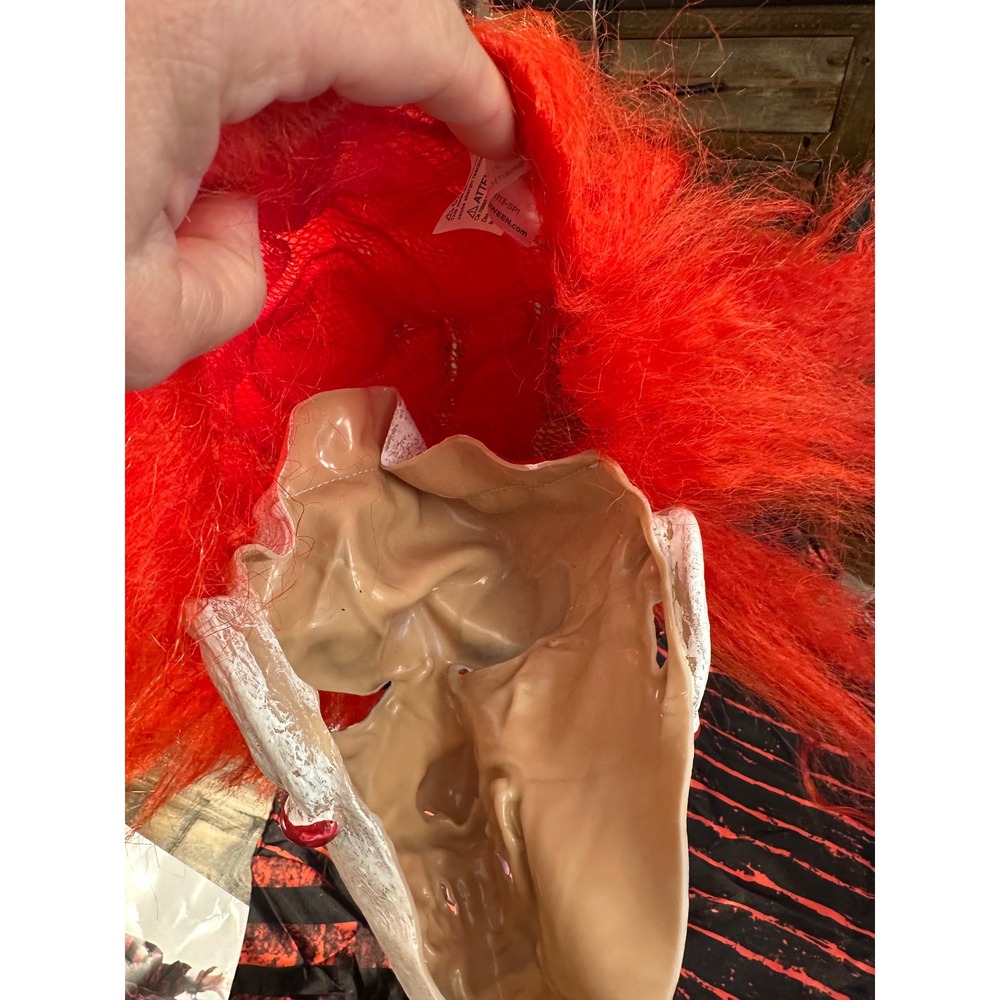 Spirit Halloween ClownCore Kr8zy‎ Convict Clown Costume Child Large 12-14 - Picture 4 of 9